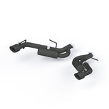MBRP 16-19 Chevrolet Camaro 2.5in Black Coated Non NPP Axle Back Exhaust System - 4in Dual Wall Tips | S7038BLK