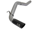 AFE aFe LARGE BORE HD 5in DPF-Back SS Exhaust w/ Black Tip 2016 Nissan Titan 5.0L V8 (td) CC SB 49-46112-B