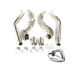CTS Turbo - AUDI C7/C7.5 S6/S7/RS7 4.0T Cast Downpipe Set With High Flow Cats | CTS-EXH-DP-0026-CAT