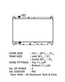 CSF Performance CSF Performance 00-09 Honda AP1/AP2 S2000 High-Performance All-Aluminum Radiator CSF-7009