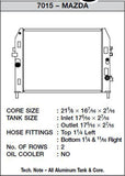 CSF Performance CSF Performance 06-14 Mazda NC Miata High-Performance All-Aluminum Radiator CSF-7015