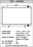 CSF Performance CSF Performance 95-98 Nissan 240SX w/ KA24E engine High-Performance All-Aluminum Radiator CSF-7021