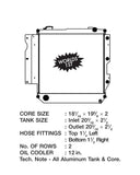 CSF Performance CSF Performance 05-06 Jeep Wrangler Heavy Duty (AT & MT) High-Performance All-Aluminum Radiator CSF-7035