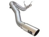 AFE aFe MACHForce XP Exhaust Large Bore 5in DPF-Back Alu. 13-15 Dodge Trucks L6-6.7L (td) *Polish Tip 49-02051-1P