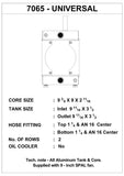 CSF Performance CSF Performance The KING Cooler - Ultimate Drag Race Radiator w/ SPAL Fan & Mounting Kit CSF-7065
