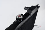 CSF Performance CSF Performance Mitsubishi Evo 4/5/6/7/8/9 Full Size Slim Radiator w/ 12in SPAL Fan - Black CSF-7075B