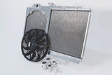 CSF Performance CSF Performance Mitsubishi Evo 4/5/6/7/8/9 Full Size Slim All-Aluminum Radiator w/ 12in SPAL Fan CSF-7075