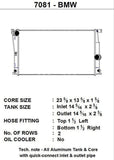 CSF Performance CSF Performance BMW F2X 1/2-Series / F3X 3/4-Series (AT) High-Performance All-Aluminum Radiator CSF-7081