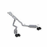 MBRP 20-21 Ford Explorer ST 3.0L Ecoboost SS 2.5in Dual Rear Exit w/ Carbon Fiber Quad Tips - T304 | S52053CF