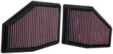 K&N 2020 BMW M550i 4.4L V8 Replacement Air Filter (2 Per Box) | 33-3155