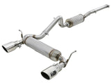 AFE aFe Rebel Series 2.5in 409 SS Cat-Back Exhaust w/ Polished Tips 07+ Jeep Wrangler (JK) V6 3.6L/3.8L 49-48062-P