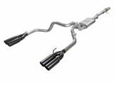 aFe Vulcan Series 4-3in 304SS Exhaust Cat-Back w/ Blk Tips 2019 GM Silverado/Sierra 1500 V8-6.2L | 49-34102-B