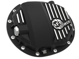 AFE aFe Pro Series AAM 9.5/9.76 Rear Diff Cover Black w/Mach Fins & Oil 14-19 GM Silverado/Sierra 1500 46-71121B