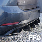 Beri-Backer Beri-Backer Mk7.5 GTI Diffuser Fin Pack