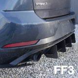 Beri-Backer Beri-Backer Mk7.5 GTI Diffuser Fin Pack