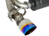 AFE aFe Takeda 3in 304 SS Cat-Back Exhaust System w/ Blue Flame Tip 16-18 Ford Focus RS I4-2.3L (t) 49-33103-L