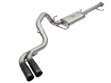 aFe Rebel Series 3in Stainless Steel Cat-Back Exhaust System w/Black Tips 07-14 Toyota FJ Cruiser | 49-46030-B