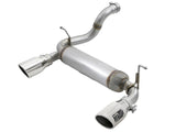 AFE aFe Rebel Series 2.5in 409 SS Axle-Back Exhaust w/ Polished Tips 2018+ Jeep Wrangler (JL) V6 3.6L 49-48067-P