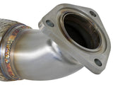 AFE aFe Twisted Steel 3in Rear Down-Pipe/Mid Pipe 2017+ Honda Civic Type R I4 2.0L (t) 49-36617