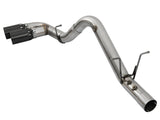AFE aFe Victory Series 4in 409-SS DPF-Back Exhaust w/ Dual Black Tips 2017 GM Duramax V8-6.6L(td) L5P 49-44089-B
