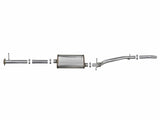 AFE aFe MACH Force-Xp Hi-Tuck 3in. 409 SS C/B Exhaust 15-18 GM Colorado/Canyon L4-2.5L/V6-3.6L - Raw Tip 49-44099