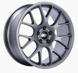 BBS 18x8.5 / 5x112 et47 / cb82 BBS CH-R 18" 5x112 Satin Titanium Polished Rim CH139TIPO