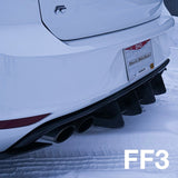 Beri-Backer 3 Beri-Backer Mk7 R Diffuser Fin Pack 2021118-BBMK7R-FinP3
