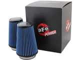 aFe MagnumFLOW IAF PRO 5R EcoBoost Stage 2 Replacement Air Filter 3-1/2F x 5B x 3-1/2T x 7H x 1 FL | 24-90069M