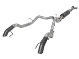 aFe MACH Force-Xp Cat-Back Exhaust w/Dual Hi-Tuck Tips Black 17-18 Ford F-150 Raptor V6-3.5L (tt) | 49-33095-B