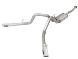 AFE aFe MACHForce XP Exhaust 3in SS Dual Side Ext CB w/ Polished Tips 2015 Ford F150 5.0L V8 CC/SB EC/LB 49-43074-P