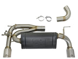 AFE aFe MACHForce XP 16-17 BMW 340i/iX 440i/iX L6-3.0L (t) SS Axle-Back Exhaust w/Polished Tips 49-36335-P