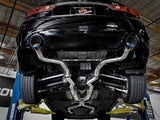 AFE aFe Takeda 2.5in 304 SS Cat-Back Exhaust System w/ Blue Flame Tips 16-18 Infiniti Q50 V6-3.0L (tt) 49-36132NM-L