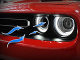 AFE aFe Dynamic Air Scoop 2015 Dodge Challenger V6-3.6 / V8-5.7/6.4L HEMI - Green 54-72203-SG