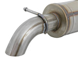 AFE aFe Rock Duster 3in 409 SS Cat-Back Before Axle Turn-Down Exhaust 2018+ Jeep Wrangler (JL) V6 3.6L 49-48069