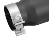 AFE aFe MACHForce XP 3in Inlet x 4in Outlet x 9in Length Clamp-On Black Tip 49T30401-B09