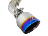 AFE aFe POWER Takeda 2.5in 304 SS Axle-Back Exhaust w/ Blue Flame Tips 17-19 Infiniti Q60 V6-3.0L (tt) 49-36133NM-L