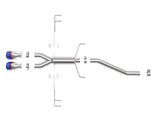 AFE aFe Takeda 2.5in 304SS Axle-Back Exhaust System 17-19 Honda Civic Type R L4-2.0L (t) - BL Flame Tip 49-36626-L