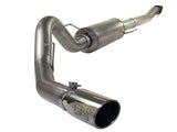 AFE aFe MACHForce XP Exhaust Cat-Back SS-409 4in Polished Tip 11-12 Ford F-150 EcoBoost V6-3.5L (tt) 49-43041-P