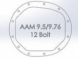 AFE aFe Pro Series AAM 9.5/9.76 Rear Diff Cover Black w/Mach Fins & Oil 14-19 GM Silverado/Sierra 1500 46-71121B