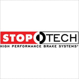 Stoptech Stoptech 2 Piece Aero Brake Rotor and Hat Pair, Front Drilled Zinc Coated - Audi / B7 / RS4 81.113.9941
