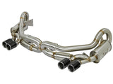 AFE aFe Power Elite SS-304 Carbon Tip Dual Cat Back Exhaust 13-14 Porsche 911 C2S (991) H6-3.8L 49-36406-C