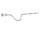 AFE aFe Takeda Exhaust Cat-Back 19-20 Hyundai Veloster 304SS Polished Dual Tips Exhaust 49-37011-P