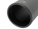 AFE aFe MACH Force-Xp 409 Stainless Steel Clamp-on Exhaust Tip 3in Inlet 4in Outlet - Black 49T30404-B121