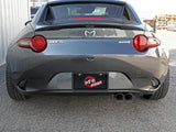 AFE aFe Takeda 2-1/2in SS-304 Cat-Back Exhausts w/ Polished Tip 16-19 Mazda MX-5 Miata ND 2.0T 49-37005-P