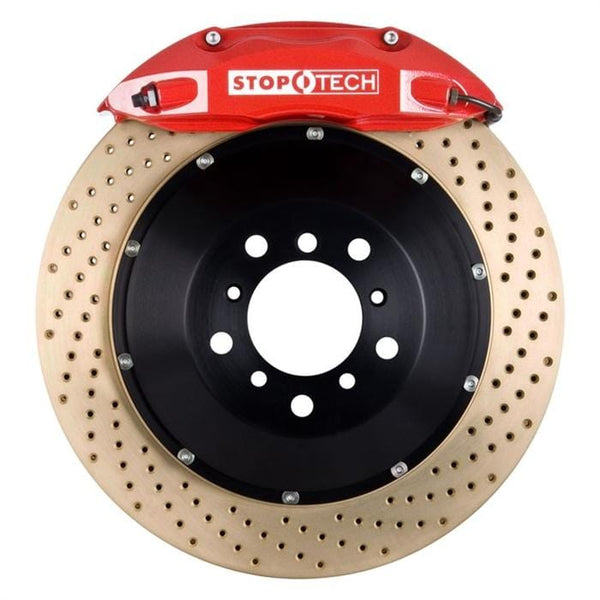 STOPTECH BIG BRAKE KIT - RED - ST-40 - 355X32MM - FRONT - CROSS DRILLED - ZINC PLATED | 83.788.4700.74