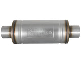 AFE aFe MACH Force-Xp 409 SS Muffler 3in Center/Center 14in L x 6in Dia - Round Body 49M00012