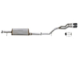 AFE aFe Rebel Series Cat-Back 2.5in Dual Center Exit SS Exhaust w/ Black Tips 07-14 Jeep Wrangler V6 49-48054-B