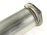 AFE aFe Atlas 5in DPF-Back Aluminized Steel Exh Sys Ford Diesel Trucks 11-14 v8-6.7L td wrinkled blk tip 49-03055-B