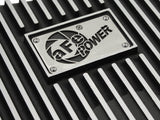 AFE aFe Power Transmission Pan Black Machined 11-14 Ford 6R140 Trucks V8 6.7L (td) 46-70182