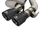 AFE aFe MACHForce XP 3in 304 SS Axle-Back Exhaust Dual Exhaust (NPP) w/ Black Tips 16-17 Camaro SS V8 49-34068-B